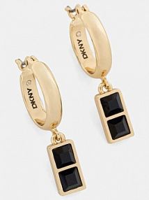 Kolczyki DKNY  złote 04G00886