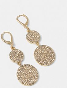 Kolczyki DKNY  złote 04G00898