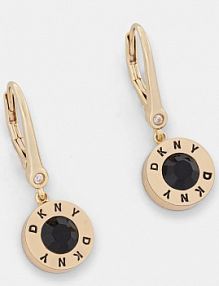 Kolczyki DKNY  złote 04G00868