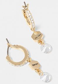Kolczyki DKNY  złote 04G00884