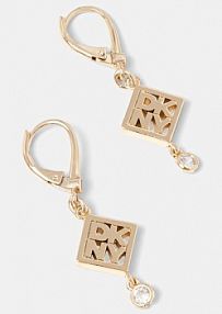 Kolczyki DKNY  złote 04G00866