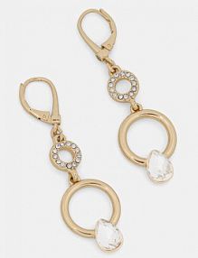 Kolczyki DKNY  złote 04G00881