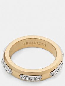 Pierścionek Trussardi  złoty TJAYY110