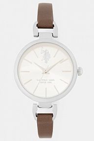 Zegarek U.S. Polo Assn.  brązowy damski USP8096ST