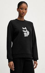 Bluza przez głowę Karl Lagerfeld  czarna A3W20066