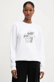 Bluza przez głowę Karl Lagerfeld  biała A3W20069