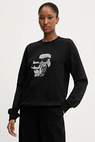 Bluza przez głowę Karl Lagerfeld  czarna A3W20069