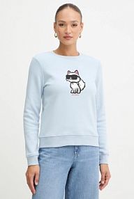 Bluza przez głowę Karl Lagerfeld  niebieska A4W20043