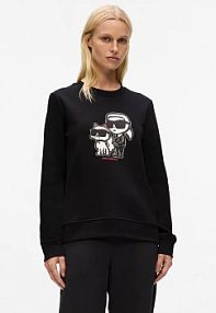 Bluza przez głowę Karl Lagerfeld  czarna A4W20045