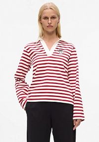 Longsleeve Karl Lagerfeld  czerwony damski A4W17081