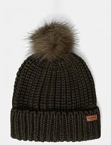 Czapka zimowa Barbour  zielona damska LHA0336