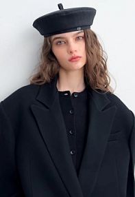 Beret RUSLAN BAGINSKIY  czarny BRT033.WP.PLS