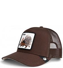 Czapka z daszkiem Goorin Bros  brązowa damska 101.2542