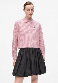 Koszula z długim rękawem Karl Lagerfeld  czerwona A4W11032