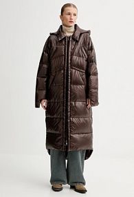 Kurtka puchowa MMC STUDIO  brązowa damska RODA.COAT