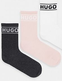 Skarpetki HUGO  szare damskie 50517669