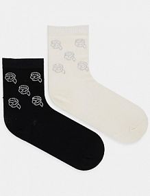 Skarpetki Karl Lagerfeld  czarne damskie A1W47103