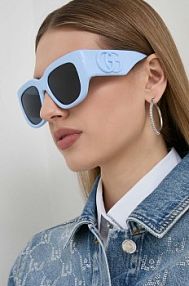 Okulary Gucci  niebieskie damskie GG1545S