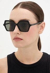 Okulary alexander mcqueen  czarne damskie AM0537S