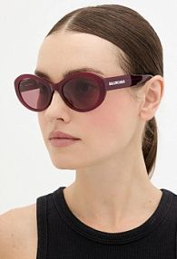 Okulary Balenciaga  bordowy damskie BB0446S