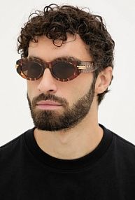 Okulary Bottega Veneta  brązowe damskie BV1322S