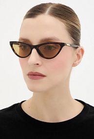 Okulary Bottega Veneta  brązowe damskie BV1414S