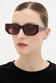 Okulary Gucci  czerwone damskie GG1959S