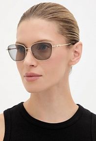 Okulary Emporio Armani  złote damskie 0EA2170