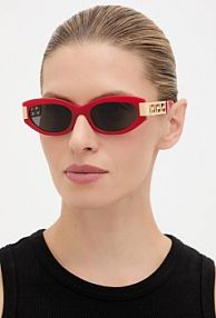 Okulary Versace  czerwone damskie 0VE4501