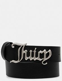 Pasek Juicy Couture  czarny damski WIJJ98539WL7