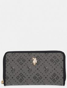 Portfel U.S. Polo Assn.  czarny damski WIUN26225WVP