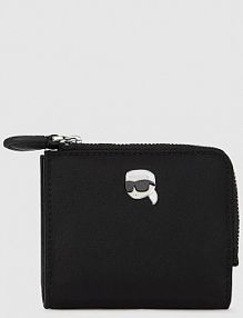 Portfel Karl Lagerfeld  czarny damski A4W32012