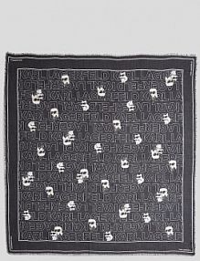 Chusta Karl Lagerfeld  czarna A3W33065