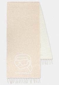 Szalik Karl Lagerfeld  beżowy damski A4W33051