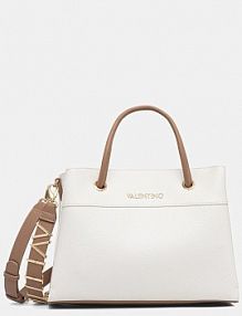 Torebka shopperka Valentino Bags  biała VBS5A802