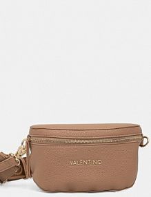 Saszetka nerka Valentino Bags  beżowa damska VBS7UE54G