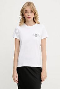 T-shirt Karl Lagerfeld  biały damski A3W17085