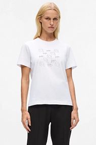 T-shirt Karl Lagerfeld  biały damski A4W17098