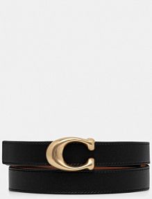 Pasek Coach  czarny damski 78176