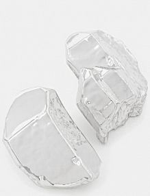 Kolczyki MM6 Maison Margiela  srebrne SM7VG0107.P86