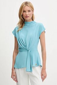 Bluzka Karl Lagerfeld  turkusowa damska A3W11017