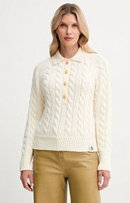 Sweter Bally  beżowy damski WKN0BG