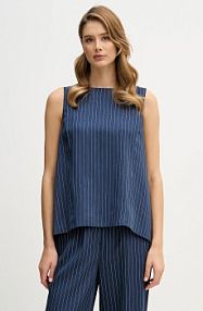 Bluzka Sisley  granatowa damska 5GNKLH01P