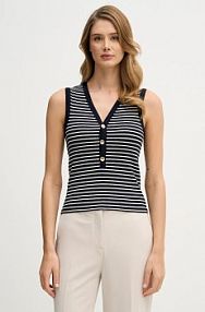 Top Sisley  granatowy damski 3WCZLH011