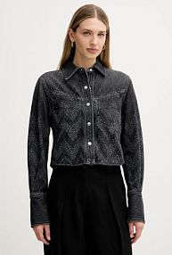 Koszula jeansowa Boss Orange  szara 50548445