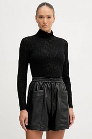 Sweter United Colors of Benetton  czarny damski 5W77DQ0AT