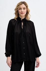 Koszula Sisley  czarna damska 5FGXLQ0A5