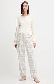 Piżama Emporio Armani Underwear  beżowa damska EW001984.AF15