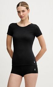 Piżama Polo Ralph Lauren  czarna damska 4P0719