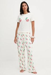 Piżama Juicy Couture  beżowa damska JCLPJ225515